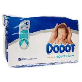 Dodot Pro Sensitive Größe 0 0-3 Kg 38 Einheiten