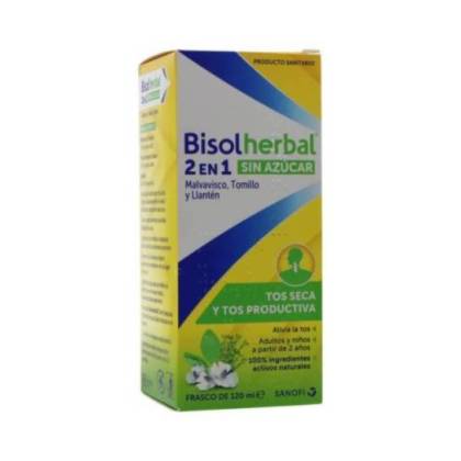 Bisolherbal 2 En 1 Malvavisco Tomillo Y Llanten 120 ml