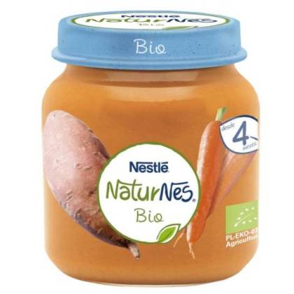 Nestle Naturnes Bio Carrot And Sweet Potato 125 G