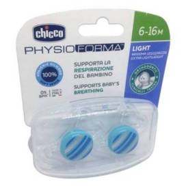 Chicco Silikon Schnuller Physio Light 6-16m Blau