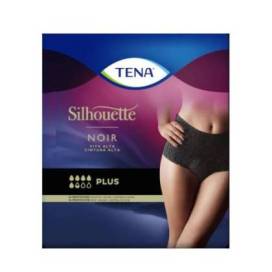 Tena Silhouette Cintura Alta Preta Tamamho Grande 8 Unidades