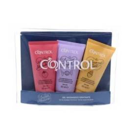 Control Gel De Masaje Kit De Viaje 3x50 ml