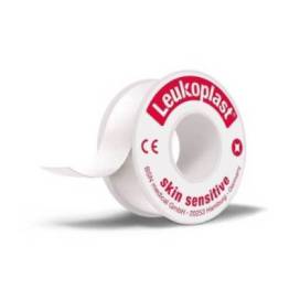 Hypoallergic Tape Leukoplast Skin Sensitive 1 Unit 2,6 M X 2,5 Cm