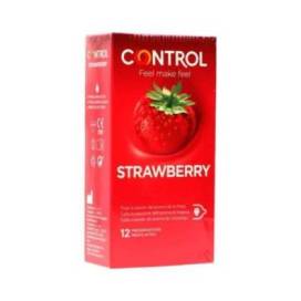 Control Condoms Strawberry 12 Units