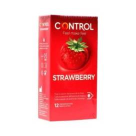 Control Preservativos Strawberry 12 Uds