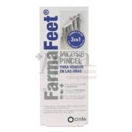 Farmafeet Micosis Pincel 3 En 1 4ml