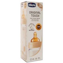 Biberon Plastico T Caucho Chicco Original Touch Neutro 2m Flujo Medio 250 ml