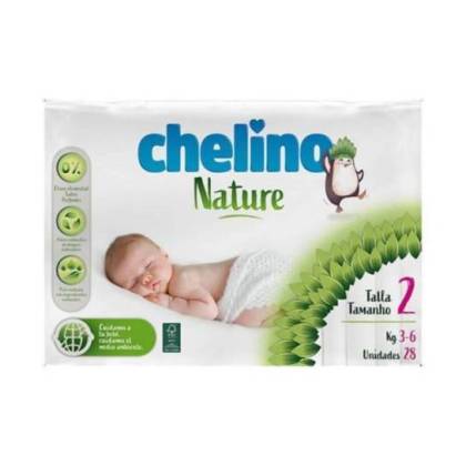 Chelino Nature Größe 2 3-6 Kg 28 Einheten