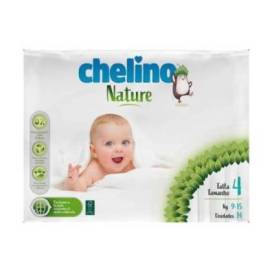 Chelino Nature Größe 4 9-15 Kg 34 Einheiten