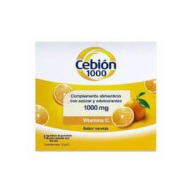 Cebion 1000 Oral Granulated Solution 12 Sachets