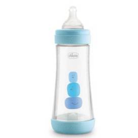 Chicco Biberão Silicone Perfect5 Azul 4m+ 300ml