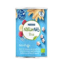 Nestle Naturnes Bio Nutri Puffs Cereales Frambuesa 35 g