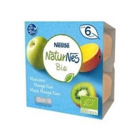 Nestle Naturnes Bio Manzana Mango Kiwi 4x90 g