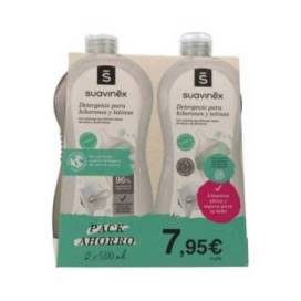 Suavinex Teats And Bottle Detergent Gel 2x500 Ml