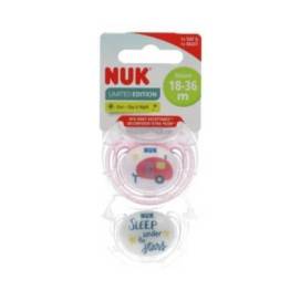 Chupeta Anatömico Silicone Nuk Hello Adventure 18-36 Meses 2 Unidades