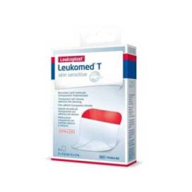 Leukomed T Skin Sensitive Curativo Estéril Adesivo 7,2cm X 5cm 5 Unidades
