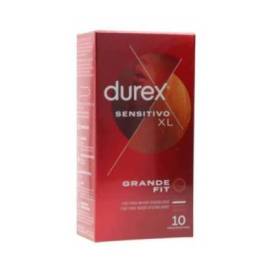 Durex Sensitivo Suave Xl 10 Unidades