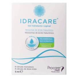 Idracare Gel Hidratante Vaginal 8 Canulas Monodosis 5 ml