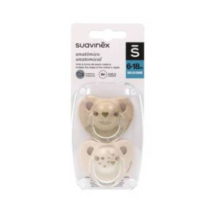 Suavinex Chupete Silicona Anatomico Clasico 618 M 2 Uds