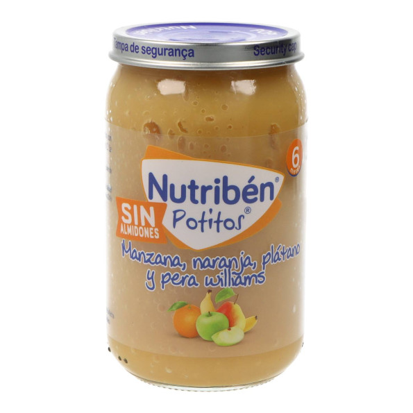 Nutriben Babynahrung Apfel Orange Banane und Birne