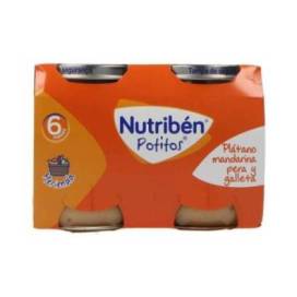 Nutriben Potitos Banane Tangerine Birne Und Kekse 2x190 G