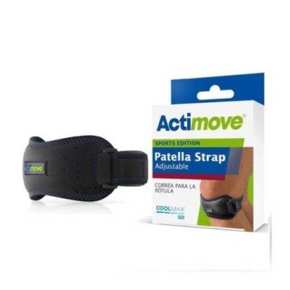 Actimove Verstellbarer Patellarriemen Schwarz Universelle Grösse