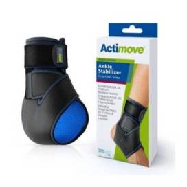 Actimove Stabilizing Ankle Support With Crossed Bands Black One Size
