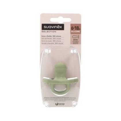 Suavinex Todosilicona Fisiological Silicone Pacifier 6-18 M 1 Unit