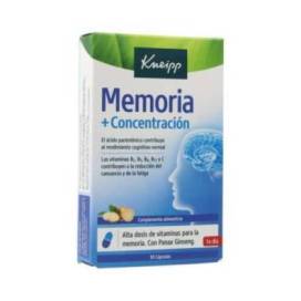 Kneipp Memoria Y Concentracion 30 Caps