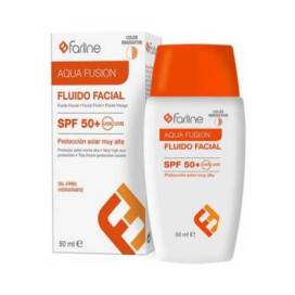 Farline Fluido Rosto Aqua Fusion Com Cor Spf50+ 50 Ml