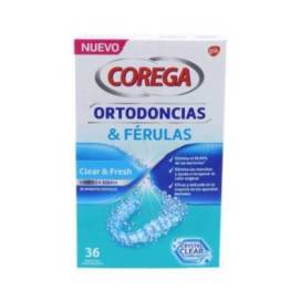 Corega Orthodontics & Splints 36 Cleaning Tablets