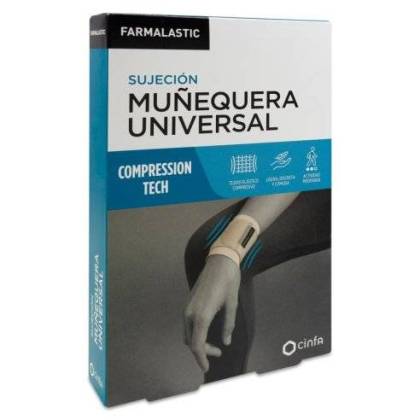 Farmalastic Muñequera Velcro Talla Lxl Beige