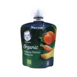 Gerber Organic Calabaza Platano Zanahoria 90 g