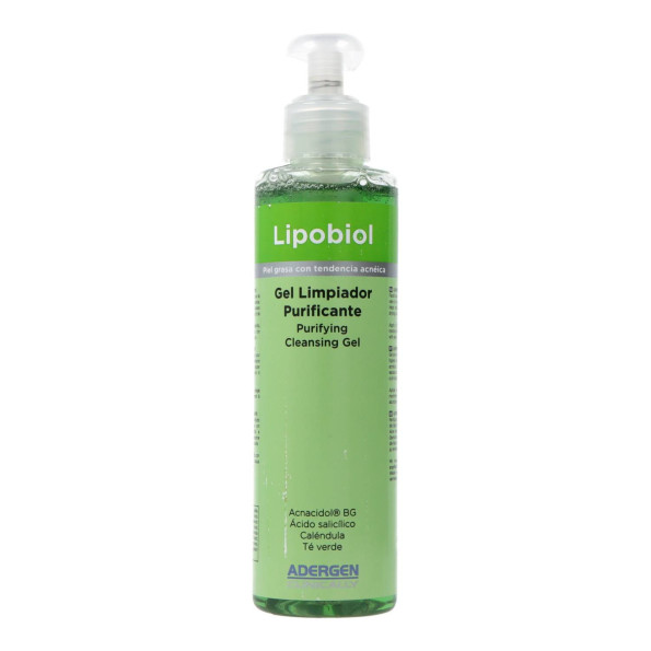 Adergen Lipobiol Gel Limpiador Purificante 200 M