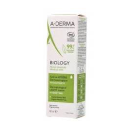 A-derma Biology Moisturising Light Cream 40 Ml