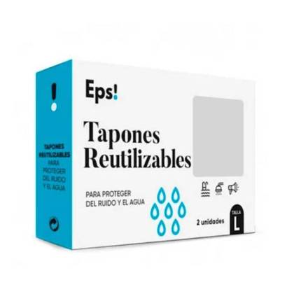 Tapones De Silicona Reutilizables Eps 2 Unidades Talla L