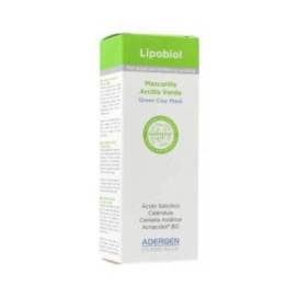 Adergen Lipobiol Maske Aus Grünem Ton 100 Ml