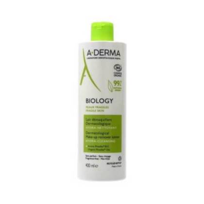 Aderma Biology Leche Desmaquillante Dermatologica 400 ml