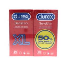 Durex Sensitivo Xl 2x10 Units Promo