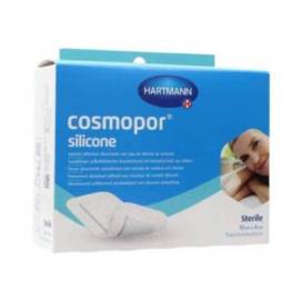 Cosmopor Silicone Steriler Verband 10 Cm X 8 Cm 5 Einheiten