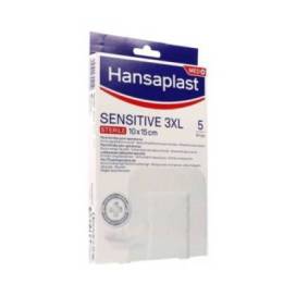 Hansaplast Sensitive 3xl 15x10 Cm 5 Units