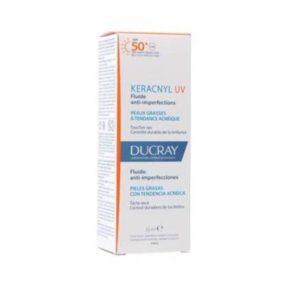 Ducray Keracnyl Uv Fluido Anti-imperfeições Spf 50+ Uva 50 Ml