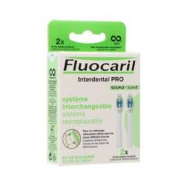 Fluocaril Weicher Zahnbürste Ersatzteille 2 Einheiten