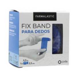 Farmalastic Fix Band Para Dedos Venda Elastica Adhesiva 1 Ud 4,5 M X 2,5 Cm