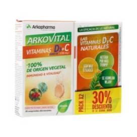 Arkovital Vitaminas D3+c 2x20 Comprimidos Promo