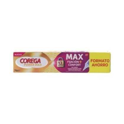 Corega Max Fixação+ Confort 70 G Sem Sabor