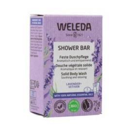 Weleda Shower Bar Lavander + Vetiver Solid Soap 75 G