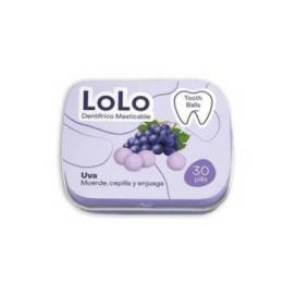 Lolo Tooth Balls Sabor Uva 30 Uds