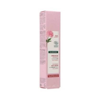 Klorane Peony Rich Calming Cream Bio 40 Ml