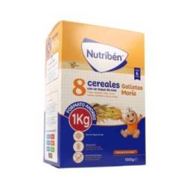 Nutriben 8 Cereales Toque Miel Y Galletas Maria 6m 1000 g Promo